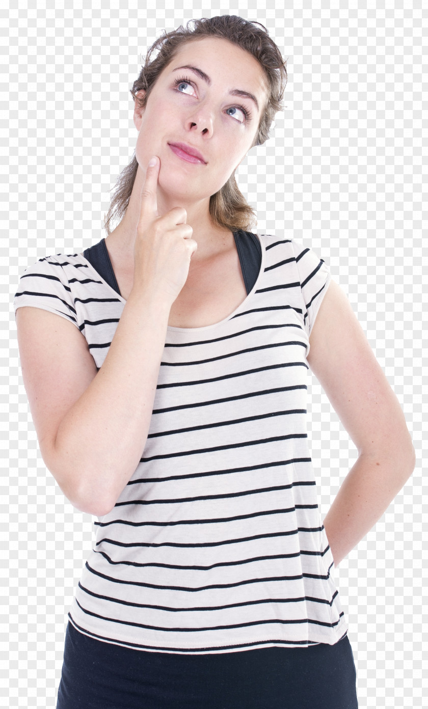 Girl Thought Woman Stock Photography PNG photography, thinking woman, woman in gesture clipart PNG
