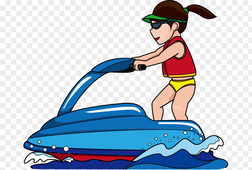 Jet Ski Cliparts Personal Water Craft Sea-Doo Clip Art PNG