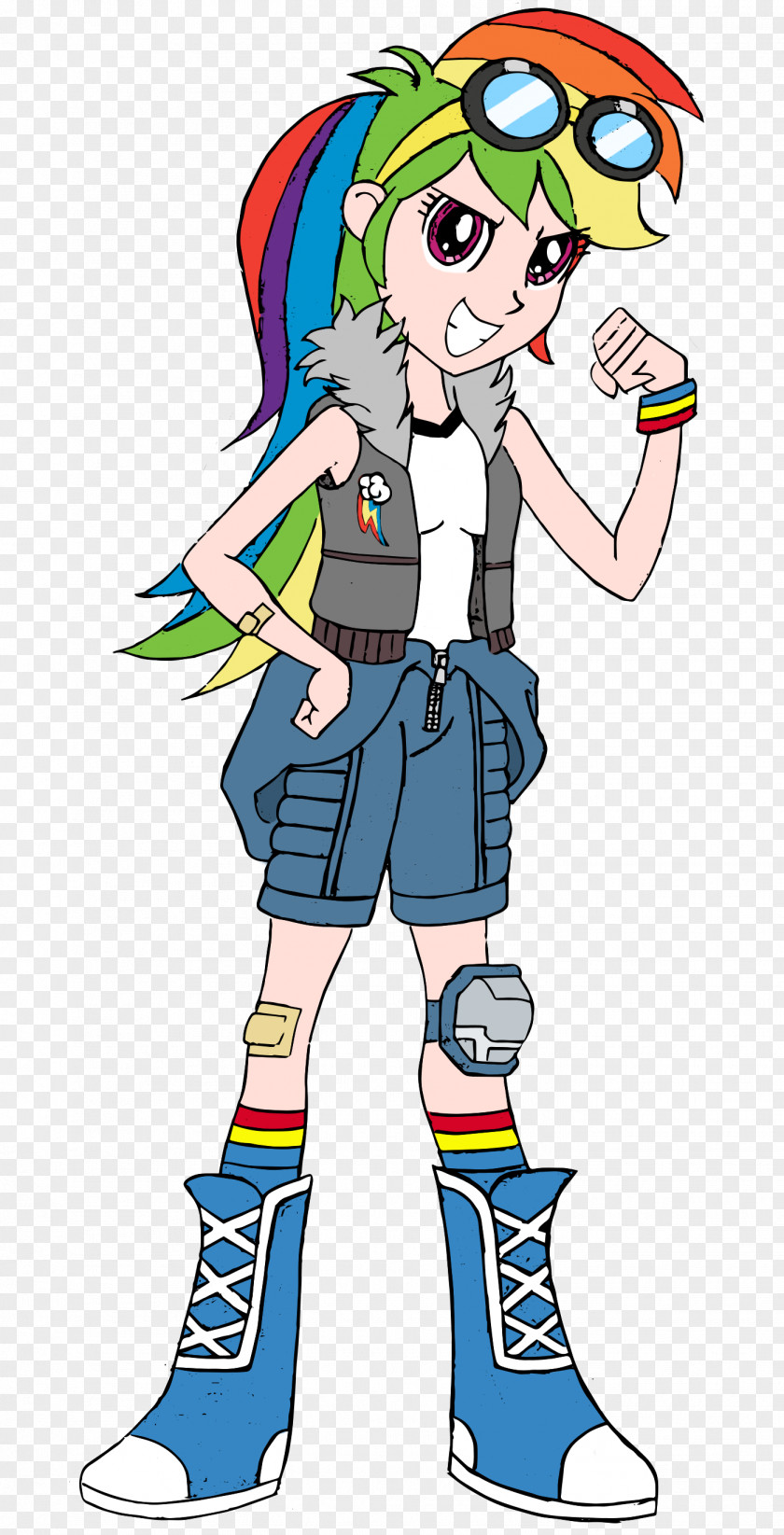 Rainbow Dash Pinkie Pie Princess Luna Human PNG