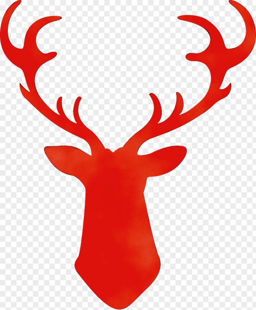 Elk Deer Red Horn PNG