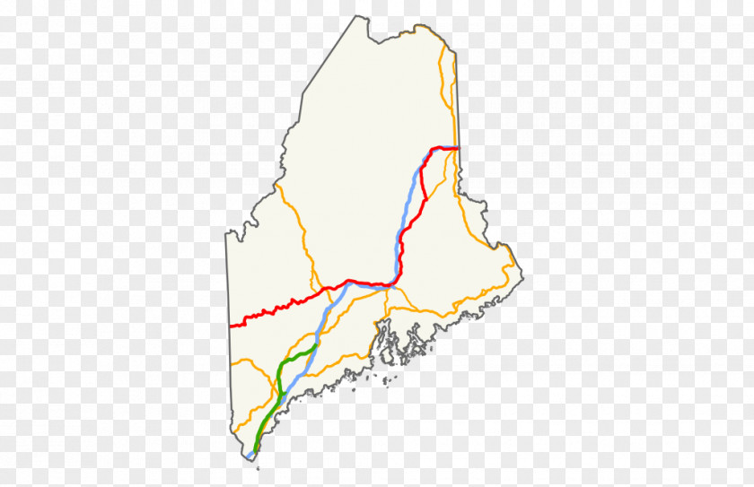 Main Map U.S. Route 2 In Maine 1 201 PNG