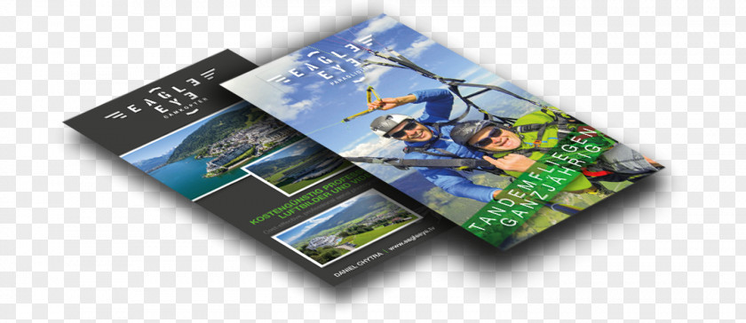 Paragliding Advertising Flyer Text Schiebel Camcopter S-100 Landing Page PNG