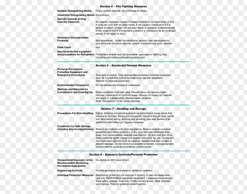 Safety Data Sheet Document Line PNG