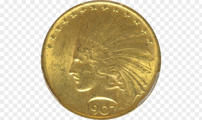 Coin Gold Indian Head Pieces Doubloon PNG