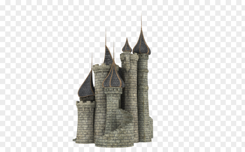 Creative Castle 3D Rendering Architecture PNG