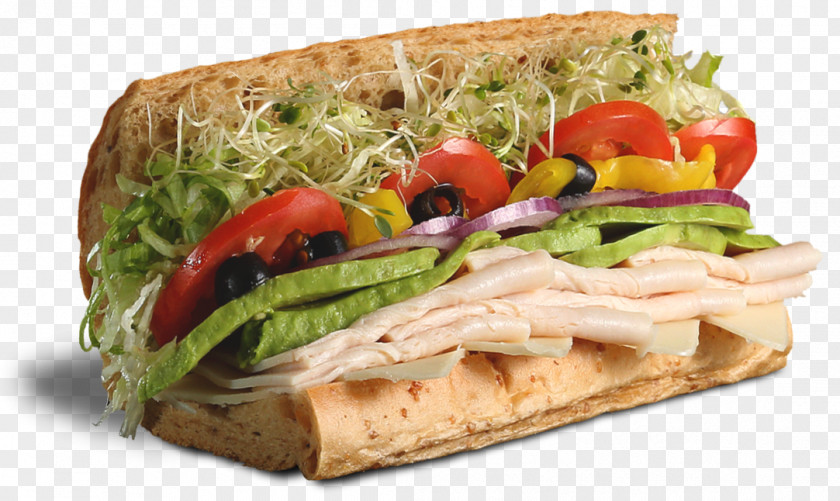 Delicious Delicatessen Fast Food Submarine Sandwich Pan Bagnat PNG