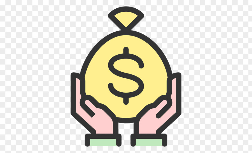 Holding Vector Money Bag PNG
