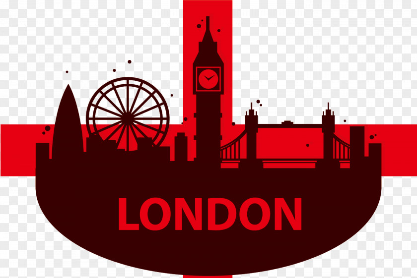 London Attractions Euclidean Vector PNG