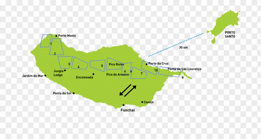 Rectangule Funchal North Atlantic Ocean Hotel Location Map PNG