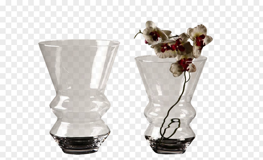 Two Glasses Vase Glass Cup PNG