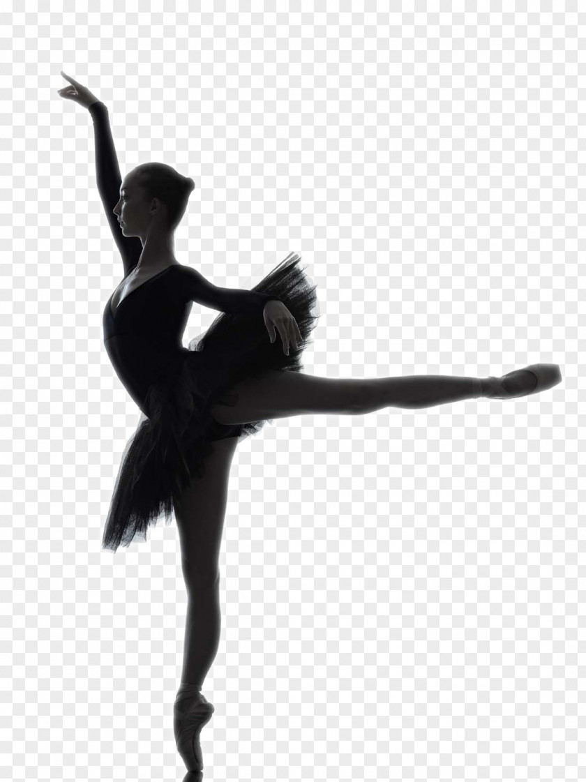 Ballet Beautiful Models Dancer Silhouette Stock Photography PNG