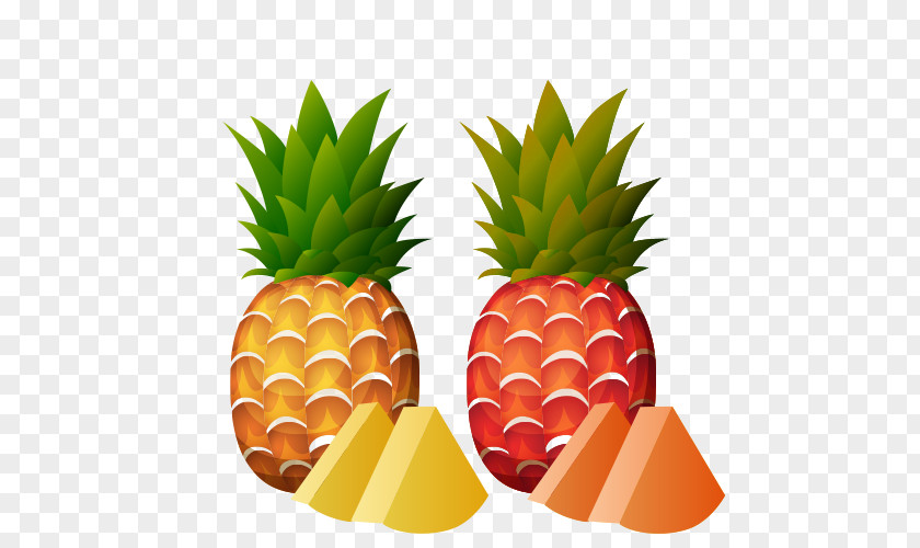 Cartoon Pineapple Juice Fruit Food Icon PNG