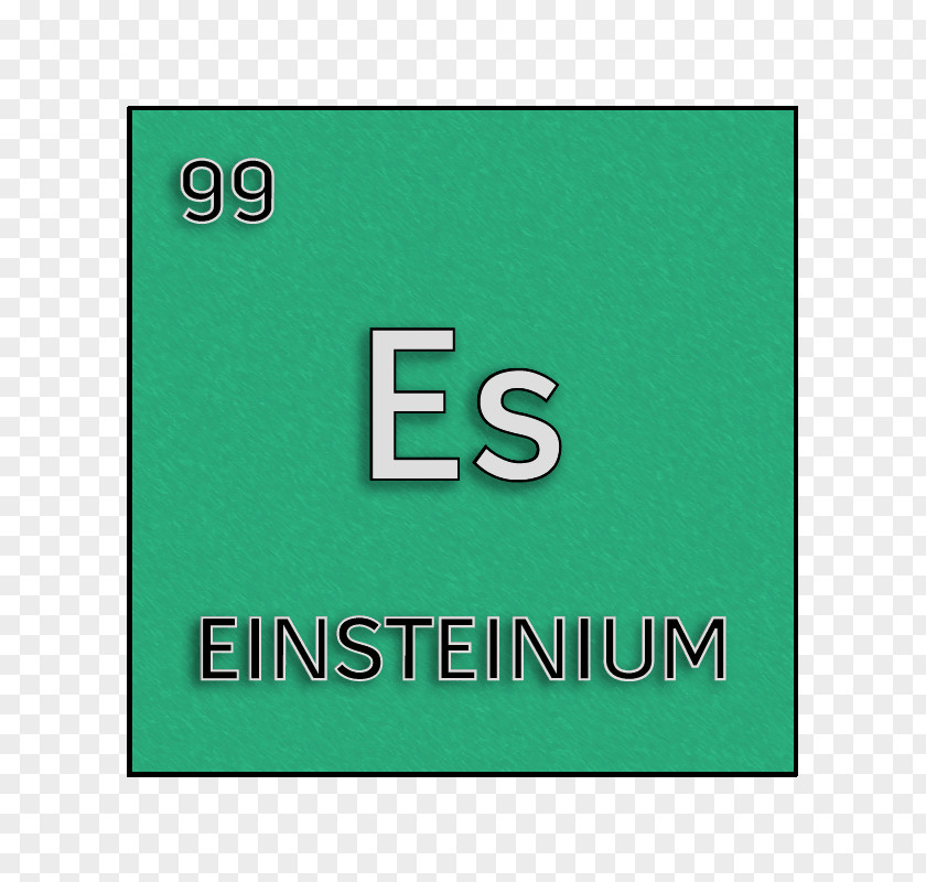 Einsteinium Mendelevium Fermium Nobelium Chemical Element PNG