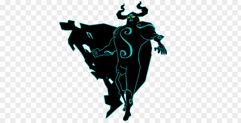 Horse Bull Silhouette Character PNG