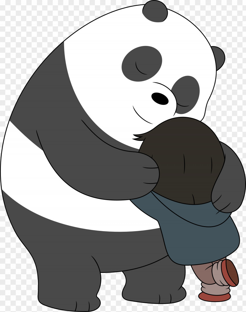 Hug Giant Panda Bear Desktop Wallpaper Drawing Cuteness PNG