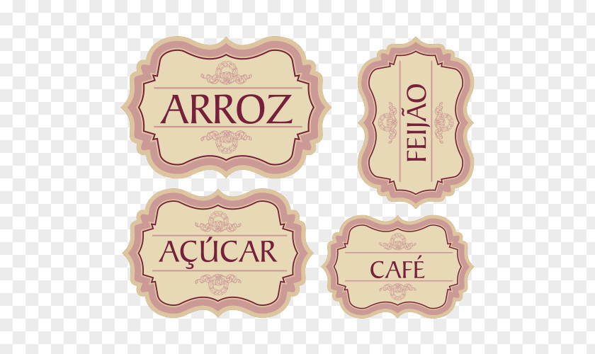 Jar Label Pantry Food Paper PNG