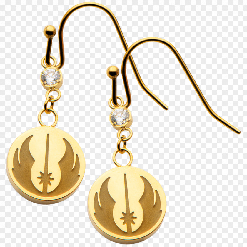 Jedi Order Symbol Earring Anakin Skywalker Star Wars Steel PNG