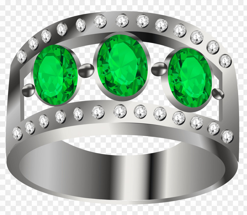 Ring Earring Clip Art Emerald Jewellery PNG