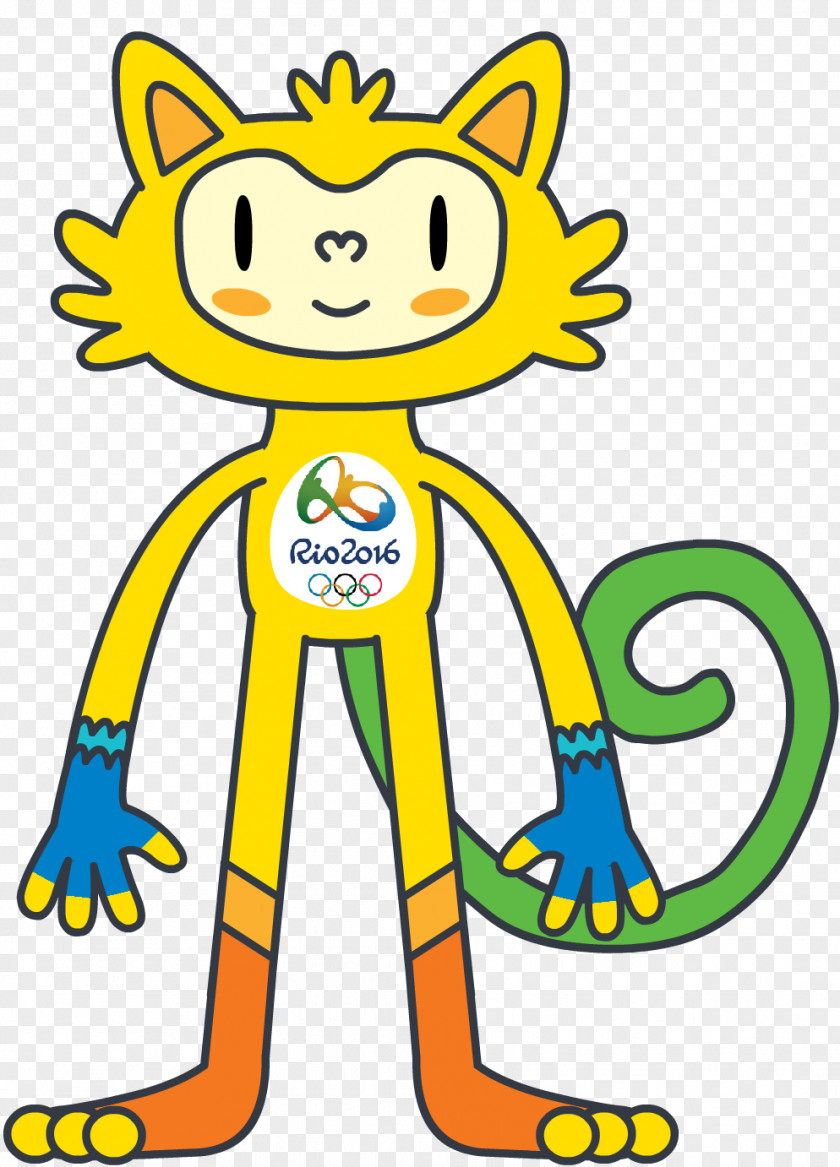 Rio Olympics Illustration 2016 Summer Olympic Games Paralympics De Janeiro Mascot PNG