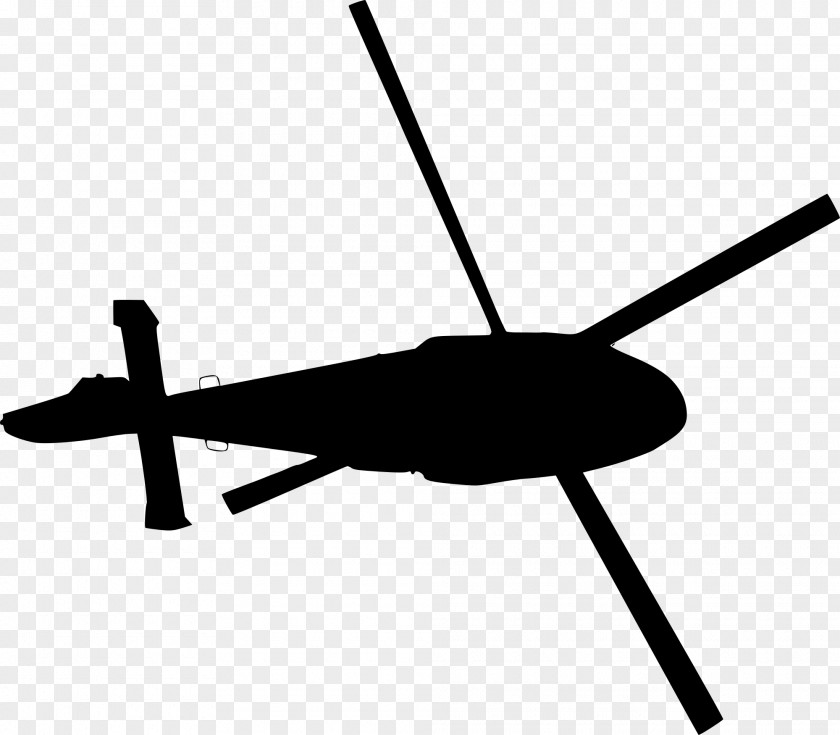 Helicopter Top View Rotor Airplane Clip Art PNG