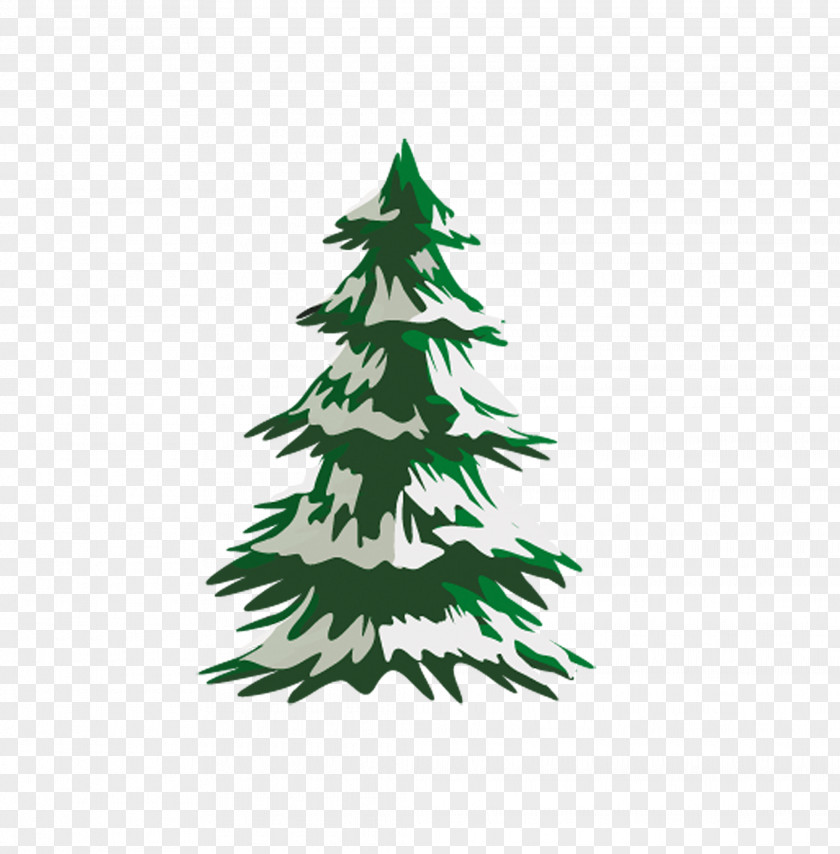 Snow Pine Rudolph Christmas Tree Drawing PNG