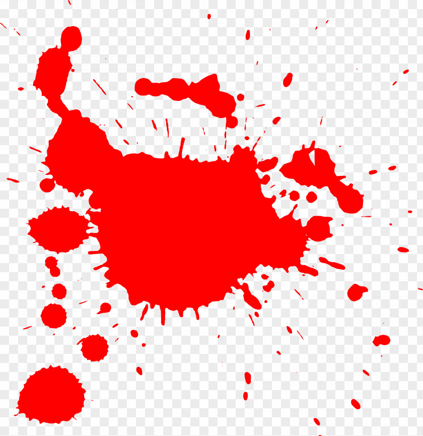 Blood Color Painter Painting PNG