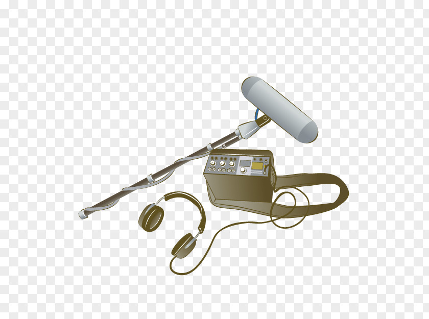 Cartoon Radio Tool Microphone Hand Sound Recording And Reproduction Illustration PNG