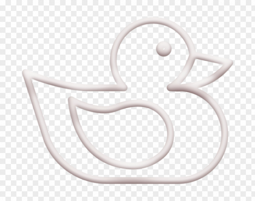 Rubber Duck Icon Baby Shower PNG