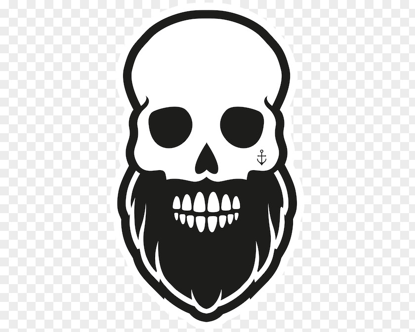 Skull Cutthroatpete's Barbershop T-shirt Fashion Beard PNG
