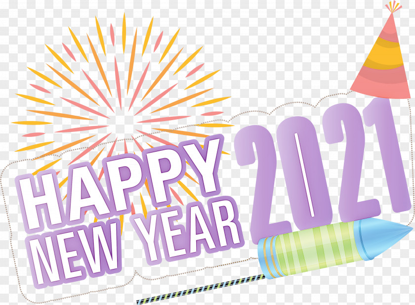 2021 Happy New Year PNG