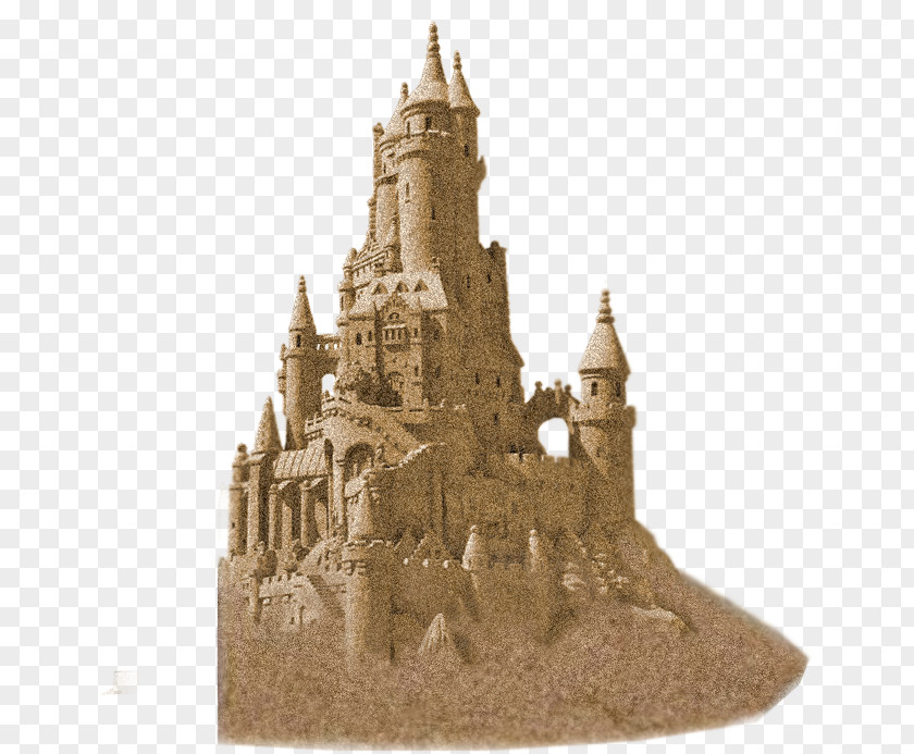 Beach Castle Sand Art And Play Sculpture PNG