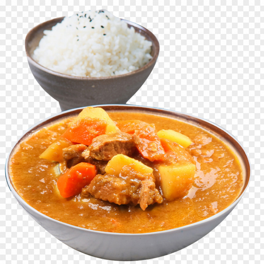 Curry Chicken Rice Yellow Japanese Gulai And Red PNG