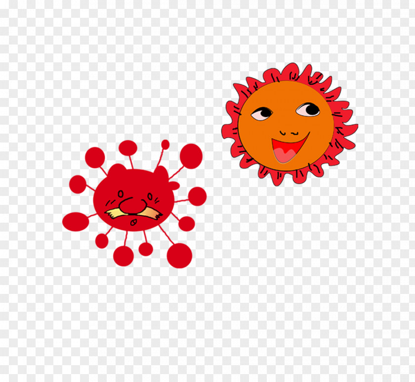 Decorative Sun Child Illustration PNG