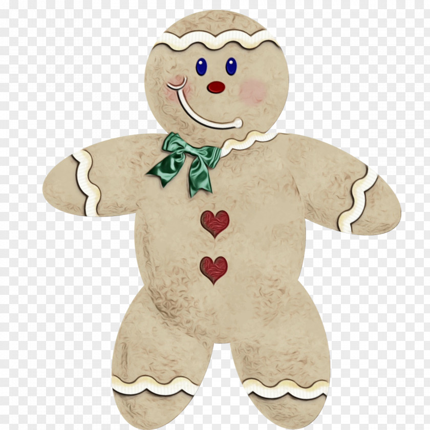 Gingerbread Wet Ink PNG