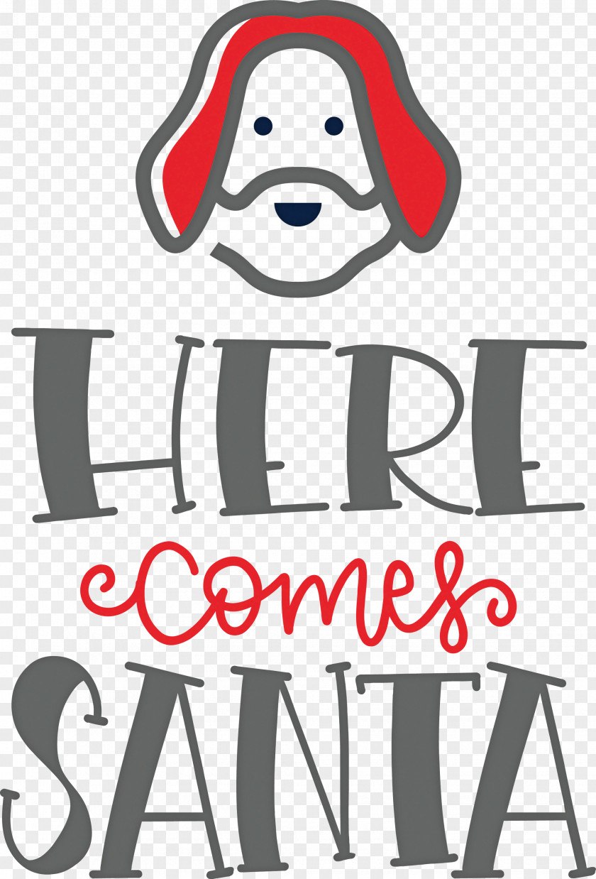 Here Comes Santa Christmas PNG