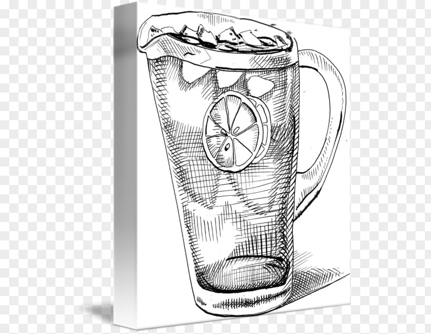 Lemonade Drawing Iced Tea Mug Imagekind PNG