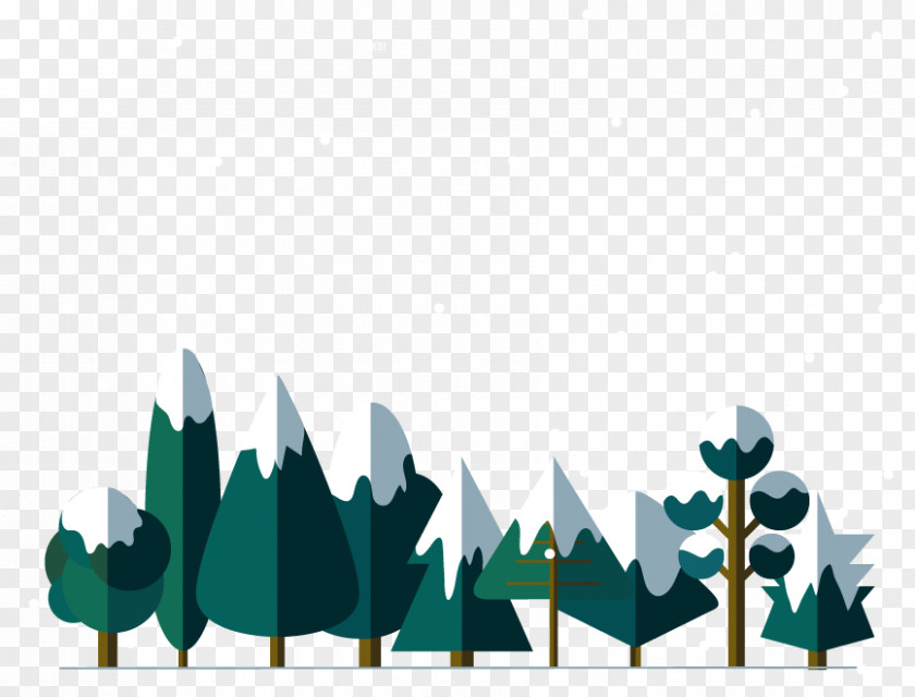 Vector Forest Euclidean PNG