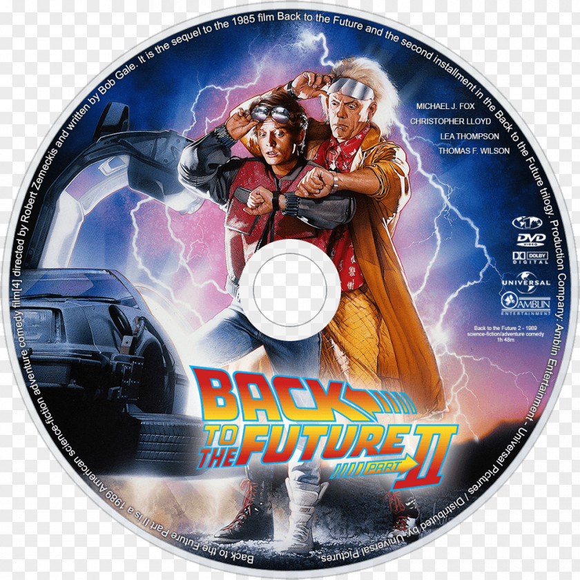 Back To The Future Marty McFly Dr. Emmett Brown Film Poster PNG