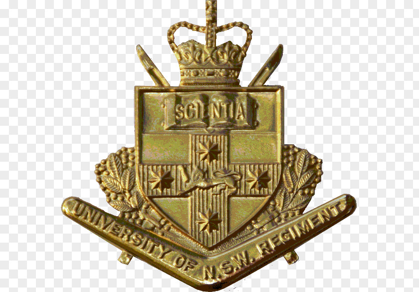 Badge University Of New South Wales Regiment Cap PNG