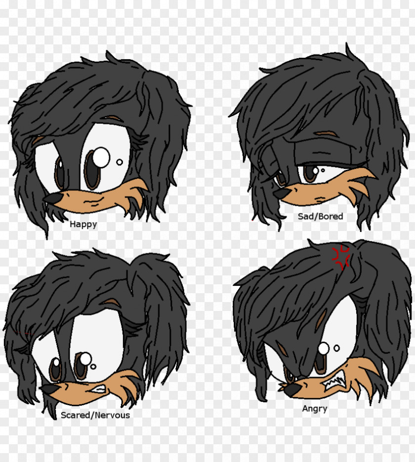 Bird Homo Sapiens Black Hair Cartoon PNG