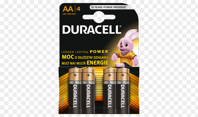 Duracell AAA Battery Alkaline Electric PNG