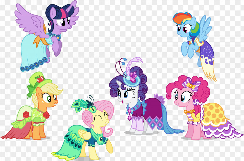 Dress Pinkie Pie Rarity Twilight Sparkle Rainbow Dash Applejack PNG