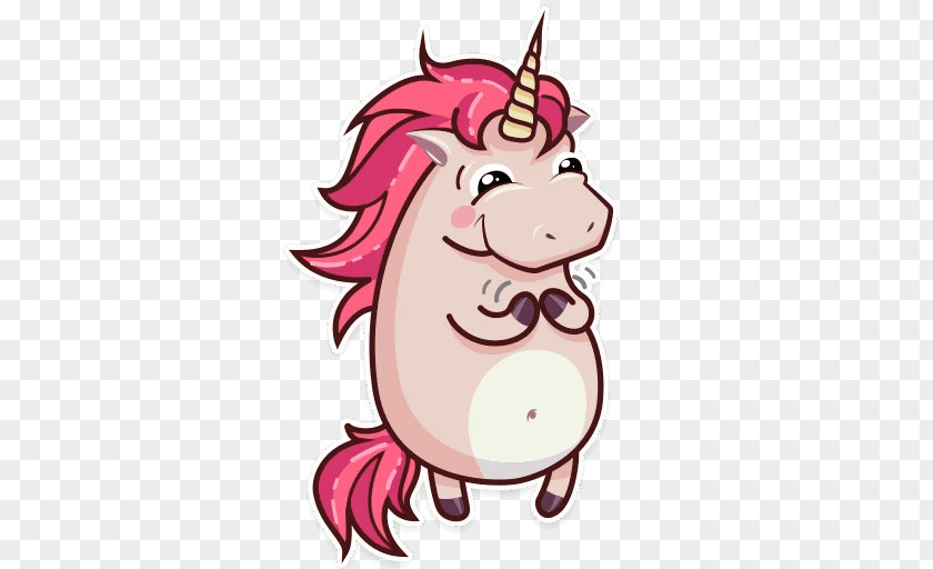 Unicorn Telegram Sticker Emoji Horse PNG
