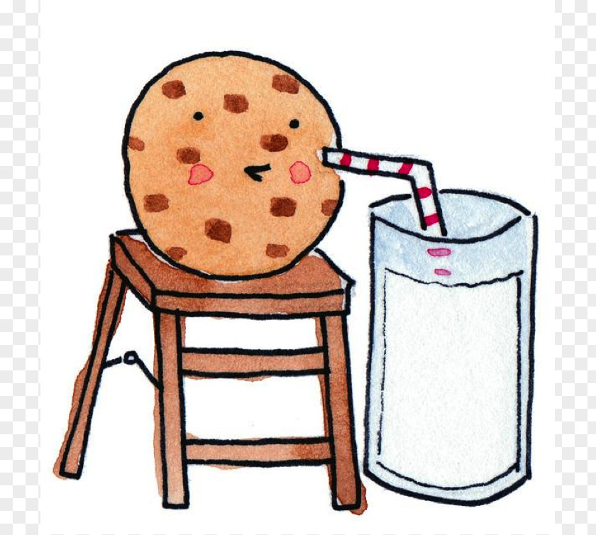 Cute Cartoon Food Pictures Chocolate Chip Cookie Biscuits Clip Art PNG