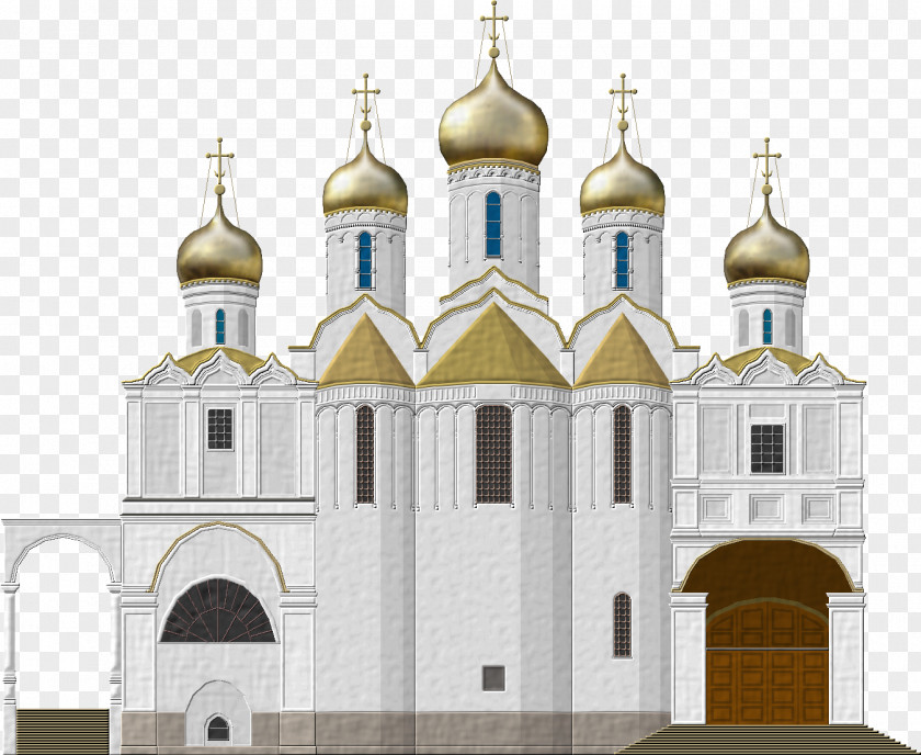 Grand Kremlin Palace Cathedral Of The Annunciation, Moscow DeviantArt Architecture Onion Dome PNG