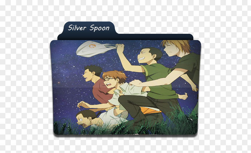 SILVER SPOON Character Cartoon Fiction PNG