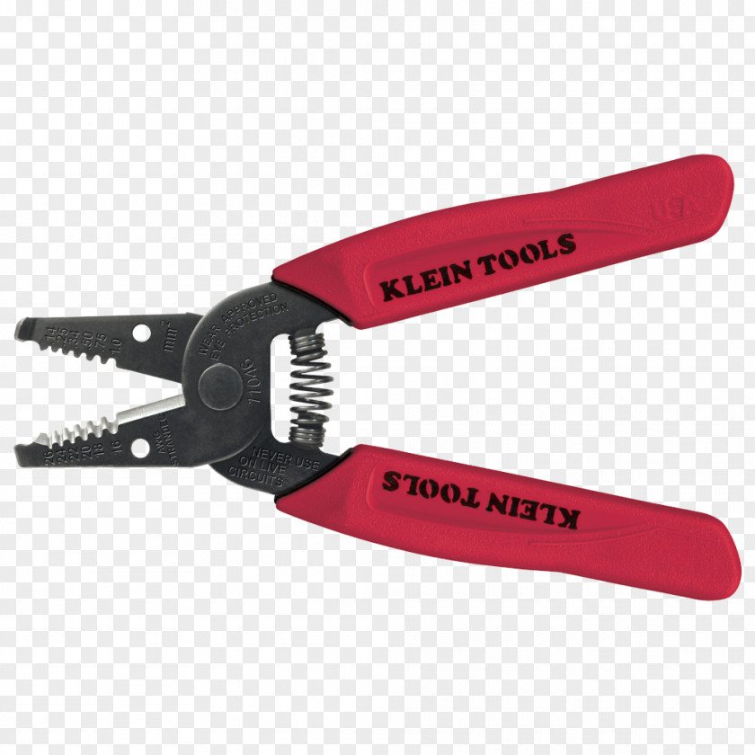Wire Stripper Klein Tools Cutting Tool American Gauge Hand PNG