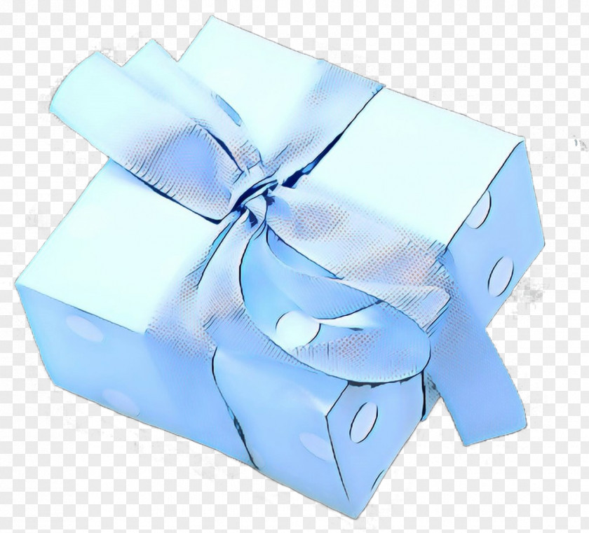 Box Gift Wrapping Blue Ribbon Present Turquoise Wedding Favors PNG