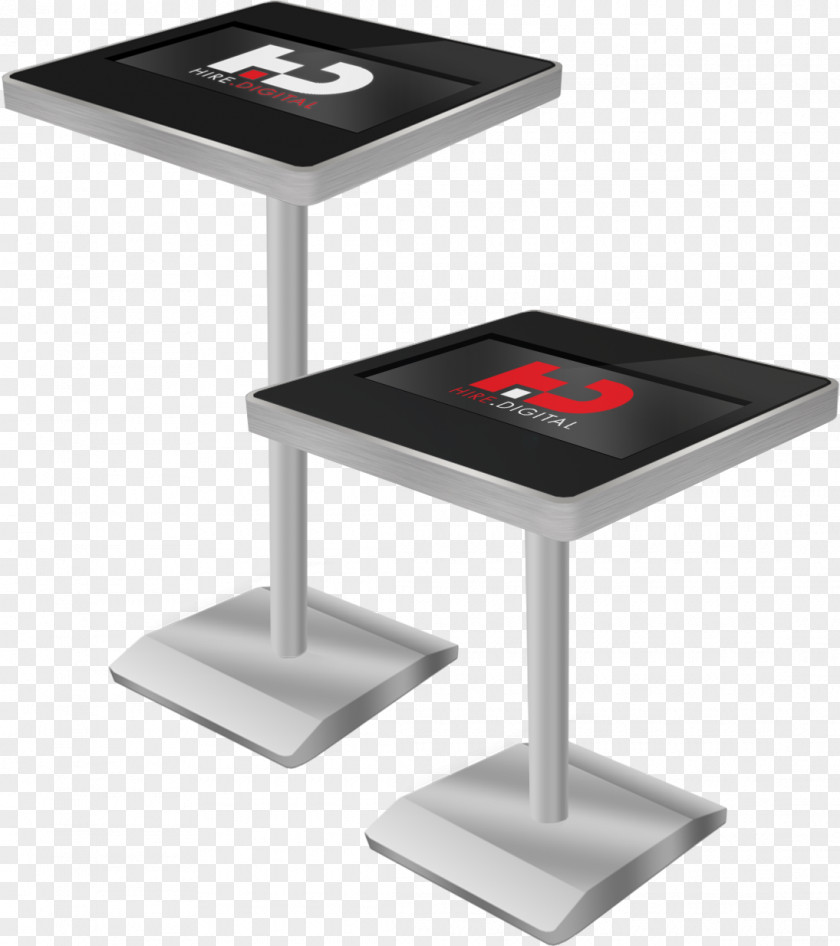 Product Display Table Device Touchscreen Computer Monitors Digital Signs PNG