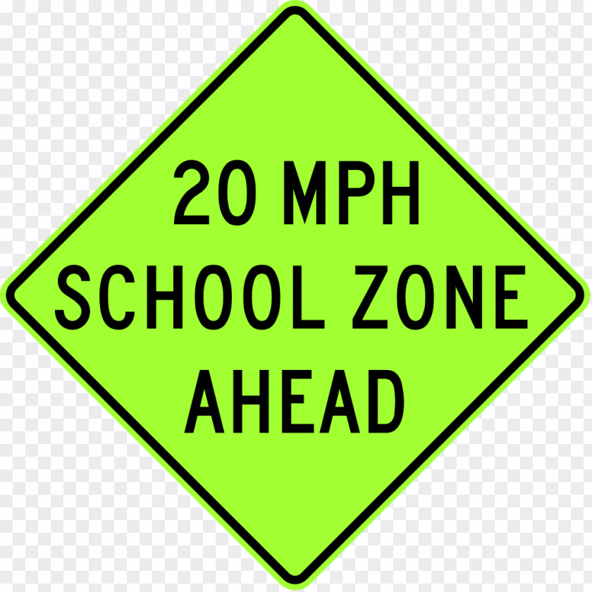 Road Traffic Sign School Zone Warning Speed Limit PNG